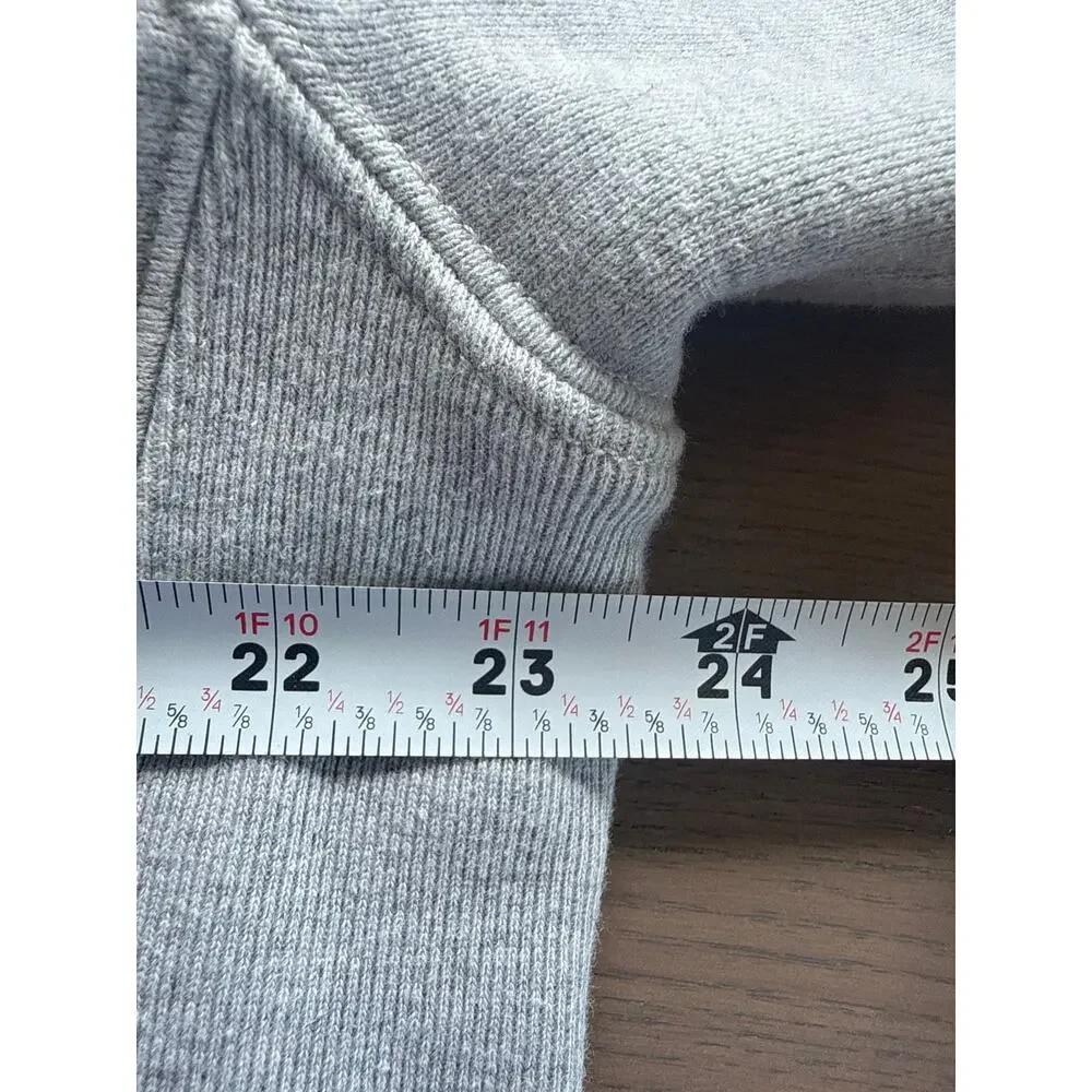 J.Crew Heritage 14 oz. Fleece Seaport Graphic Hoodie Sweatshirt Size Large